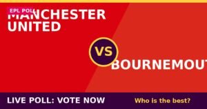 Manchester United vs Bournemouth live poll - vote now