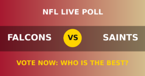 Falcons vs Saints live poll
