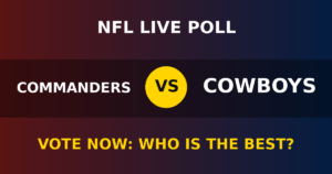 Commanders vs Cowboys live poll