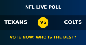 Texans vs Colts live poll