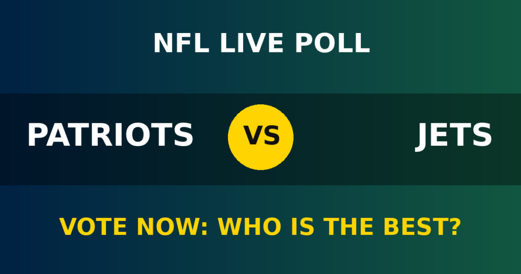Patriots vs Jets live poll