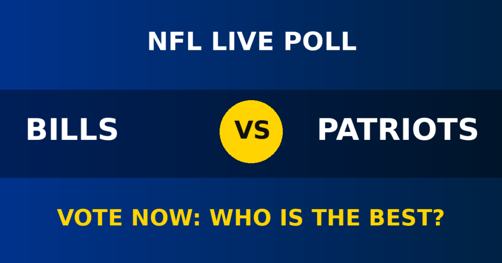 Bills vs Patriots live poll