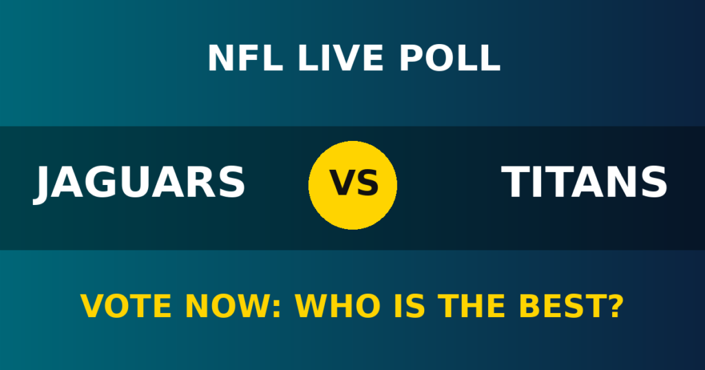 Jaguars vs Titans live poll