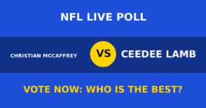 Christian McCaffrey vs CeeDee Lamb live poll