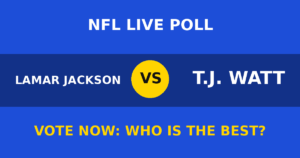 Lamar Jackson vs T.J. Watt live poll