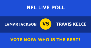 Lamar Jackson vs Travis Kelce live poll