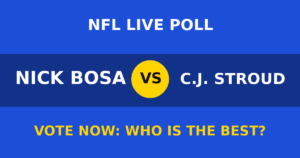 Nick Bosa vs C.J. Stroud live poll