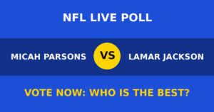 Micah Parsons vs Lamar Jackson live poll