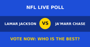 Lamar Jackson vs Ja'Marr Chase live poll