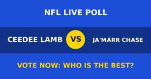CeeDee Lamb vs Ja'Marr Chase live poll