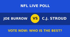 Joe Burrow vs C.J. Stroud live poll