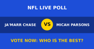 Ja'Marr Chase vs Micah Parsons live poll