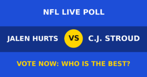 Jalen Hurts vs C.J. Stroud live poll
