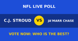C.J. Stroud vs Ja'Marr Chase live poll