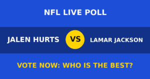 Jalen Hurts vs Lamar Jackson live poll