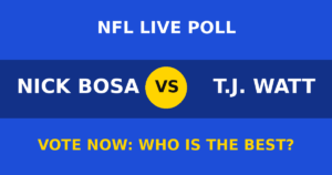 Nick Bosa vs T.J. Watt live poll