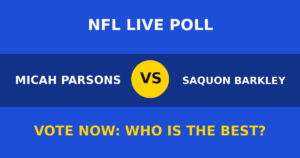 Micah Parsons vs Saquon Barkley live poll
