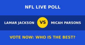 Lamar Jackson vs Micah Parsons live poll