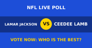 Lamar Jackson vs CeeDee Lamb live poll