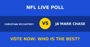 Christian McCaffrey vs Ja'Marr Chase live poll