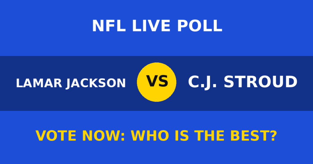 Lamar Jackson vs C.J. Stroud live poll