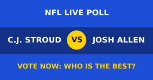 C.J. Stroud vs Josh Allen live poll