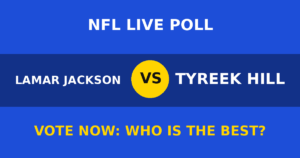 Lamar Jackson vs Tyreek Hill live poll