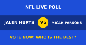 Jalen Hurts vs Micah Parsons live poll