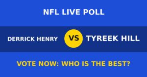 Derrick Henry vs Tyreek Hill live poll