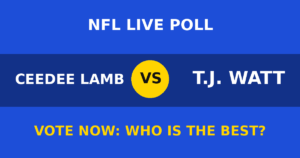 CeeDee Lamb vs T.J. Watt live poll