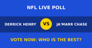 Derrick Henry vs Ja'Marr Chase live poll