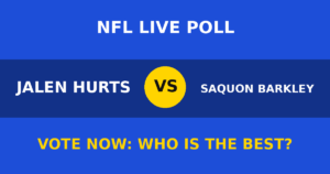 Jalen Hurts vs Saquon Barkley live poll