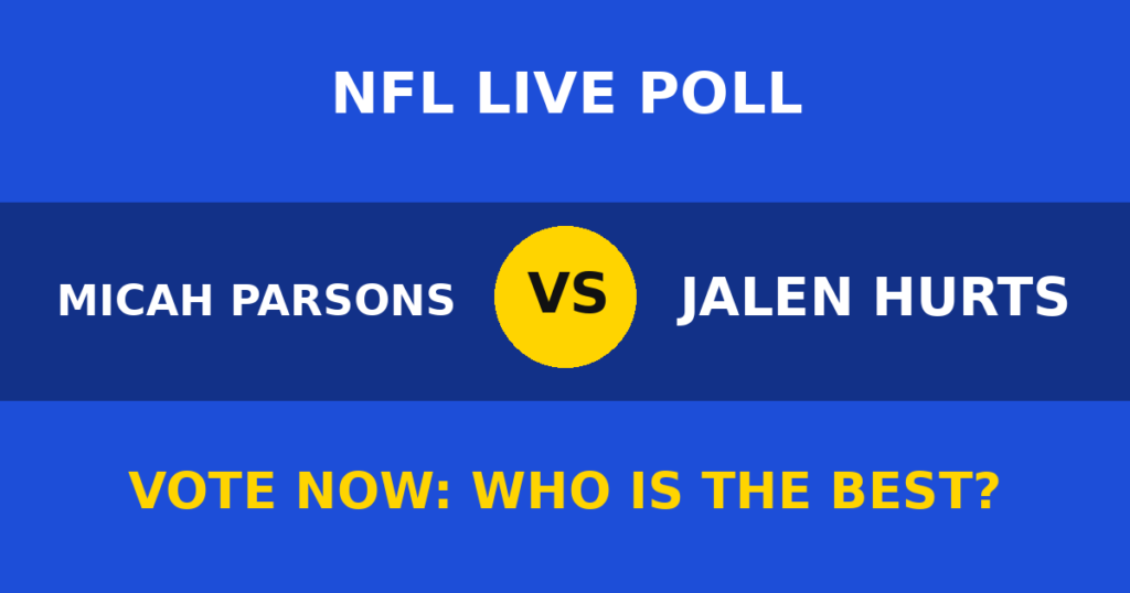 Micah Parsons vs Jalen Hurts live poll