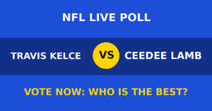 Travis Kelce vs CeeDee Lamb live poll