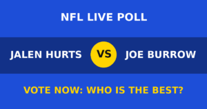 Jalen Hurts vs Joe Burrow live poll