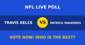 Travis Kelce vs Patrick Mahomes live poll