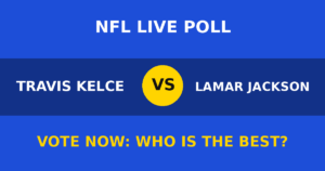 Travis Kelce vs Lamar Jackson live poll