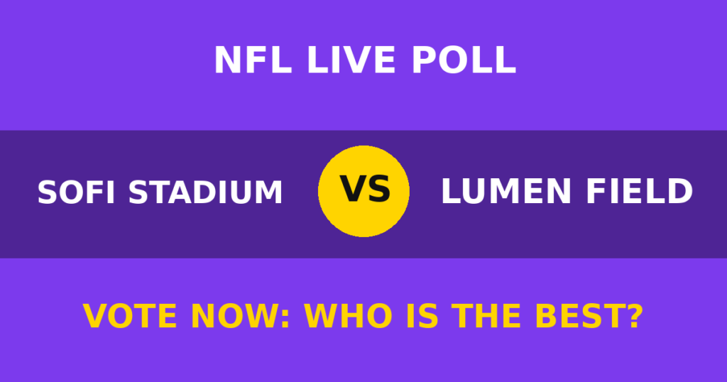 SoFi Stadium vs Lumen Field Live Poll: Vote Now Who Is the Best? 1 SoFi Stadium vs Lumen Field Live Poll: Vote Now Who Is the Best? SoFi Stadium vs Lumen Field live poll