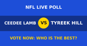 CeeDee Lamb vs Tyreek Hill live poll