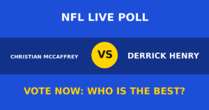 Christian McCaffrey vs Derrick Henry live poll