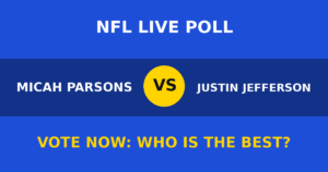 Micah Parsons vs Justin Jefferson live poll