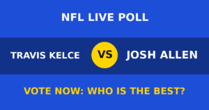 Travis Kelce vs Josh Allen live poll