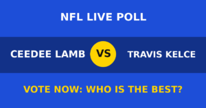 CeeDee Lamb vs Travis Kelce live poll