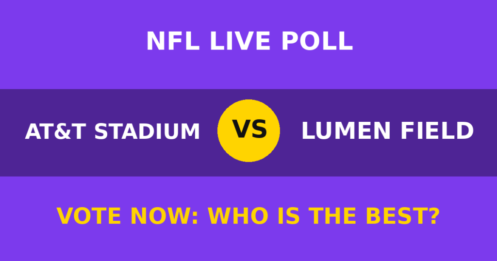 AT&T Stadium vs Lumen Field live poll