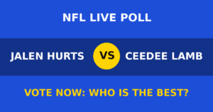 Jalen Hurts vs CeeDee Lamb live poll