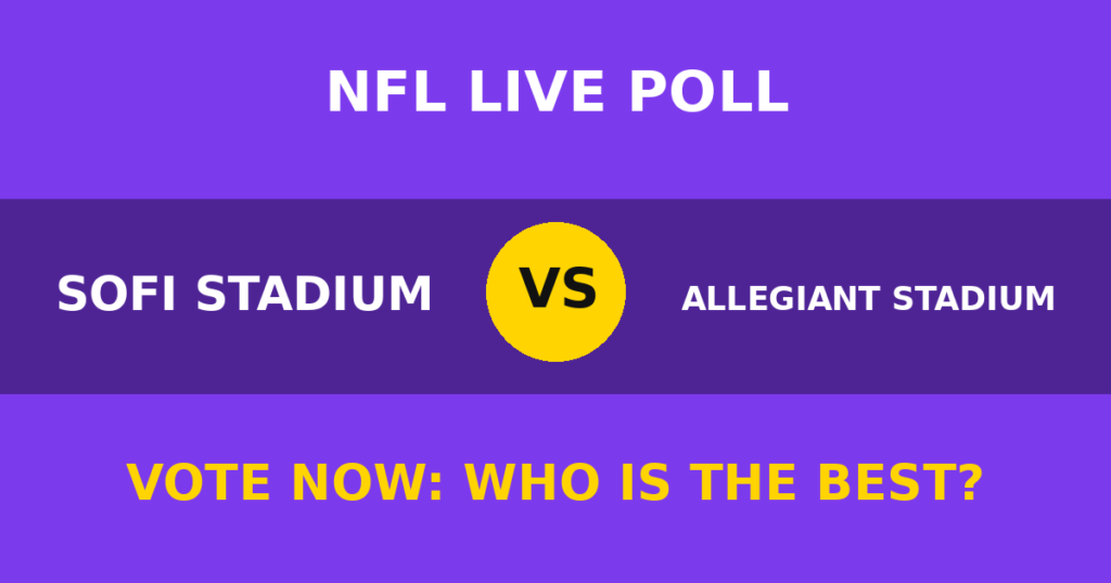 SoFi Stadium vs Allegiant Stadium live poll
