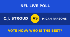 C.J. Stroud vs Micah Parsons live poll
