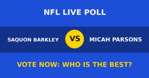 Saquon Barkley vs Micah Parsons live poll