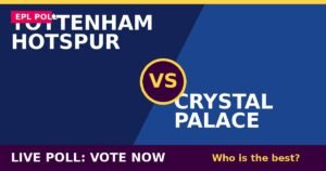 Tottenham Hotspur vs Crystal Palace live poll - vote now