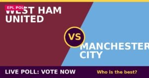 West Ham United vs Manchester City live poll - vote now
